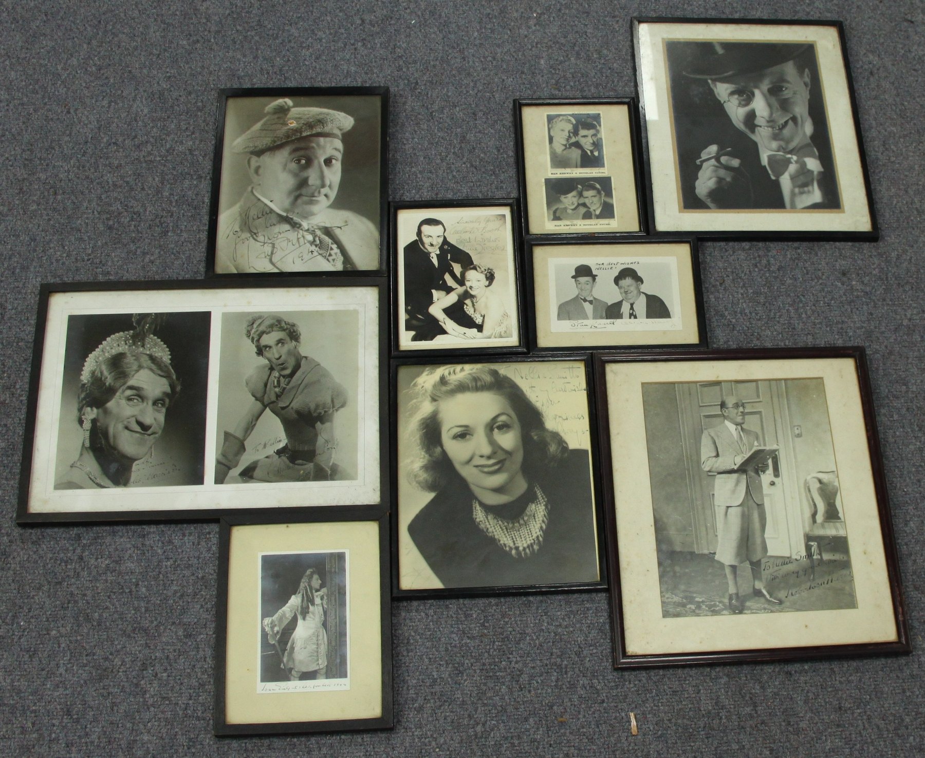 Appraisal: A quantity of black and white theatre photographs each with