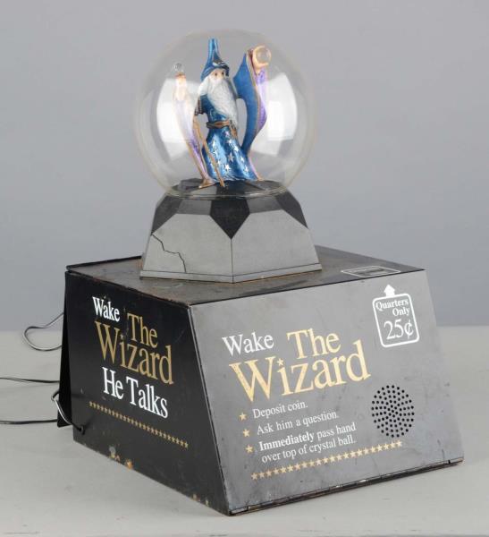 Appraisal: Wake The Wizard Fortune Teller Arcade Machine This countertop crystal