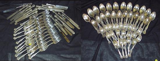 Appraisal: Gorham sterling flatware service c Cromwell pattern service includes twelve