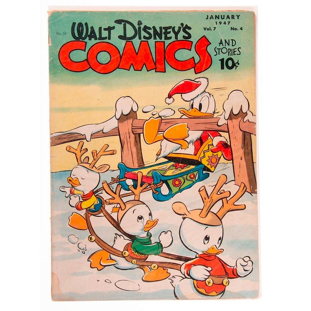 Appraisal: Four Walt Disney's Comics Walt Disney's Comics Art by Carl