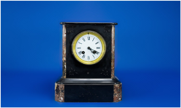 Appraisal: Early Twentieth Century Mantle Clock with day striking movement inch