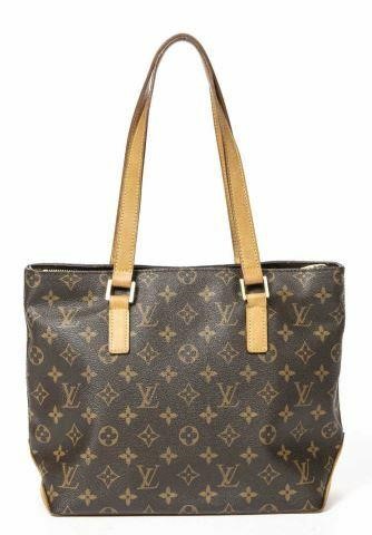 Appraisal: Louis Vuitton Cabas Piano tote bag in monogram coated canvas