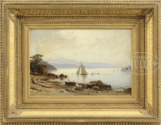 Appraisal: HERMANN DAVID SALOMAN CORRODI Italian - ITALIAN LANDSCAPE WITH LAKE