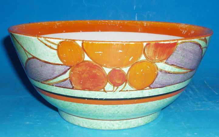 Appraisal: Clarice Cliff Bizarre Cafe-Au-Lait Bowl