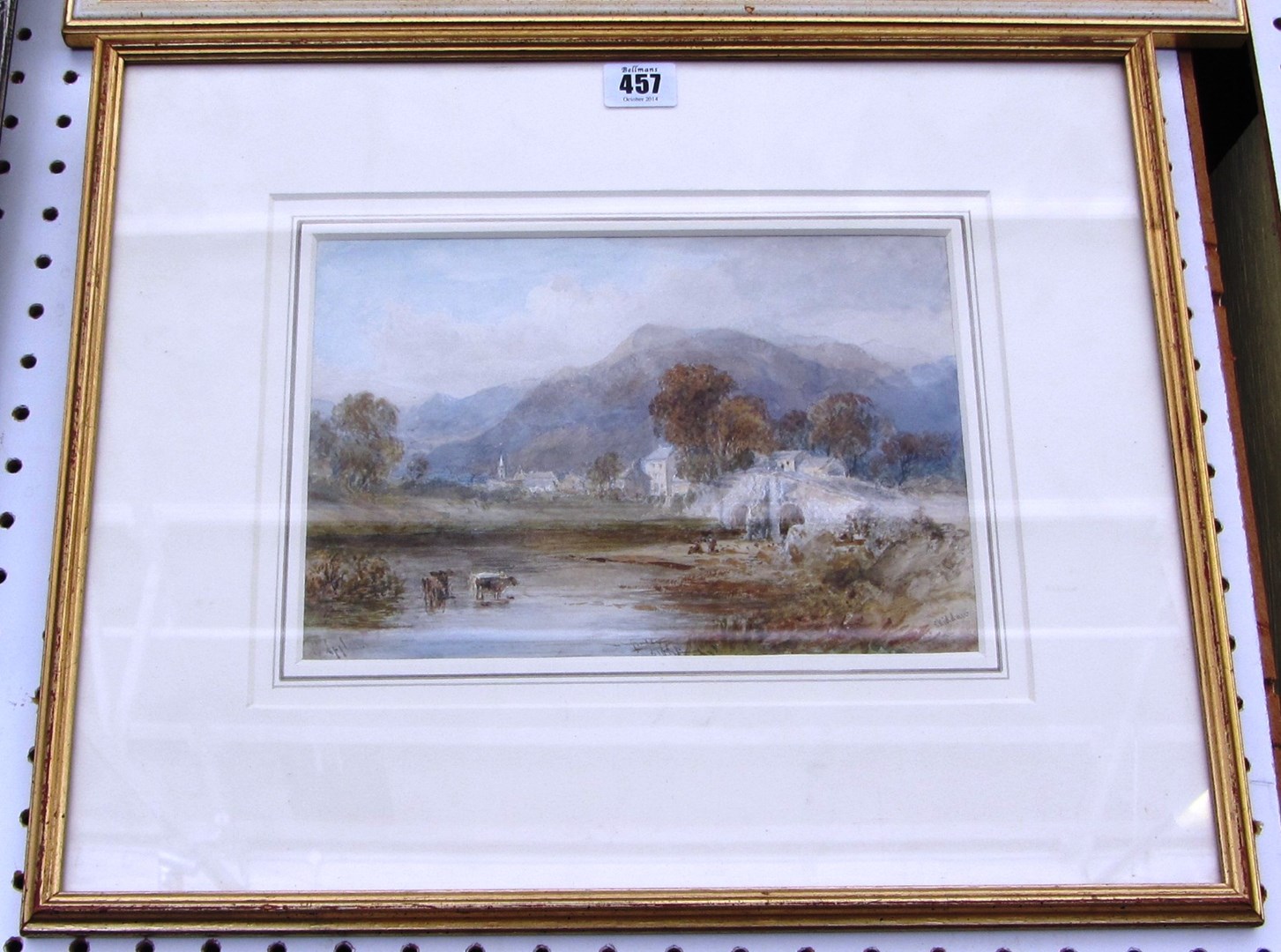 Appraisal: William Appleton th century Skiddaw watercolour signed and inscribed cm