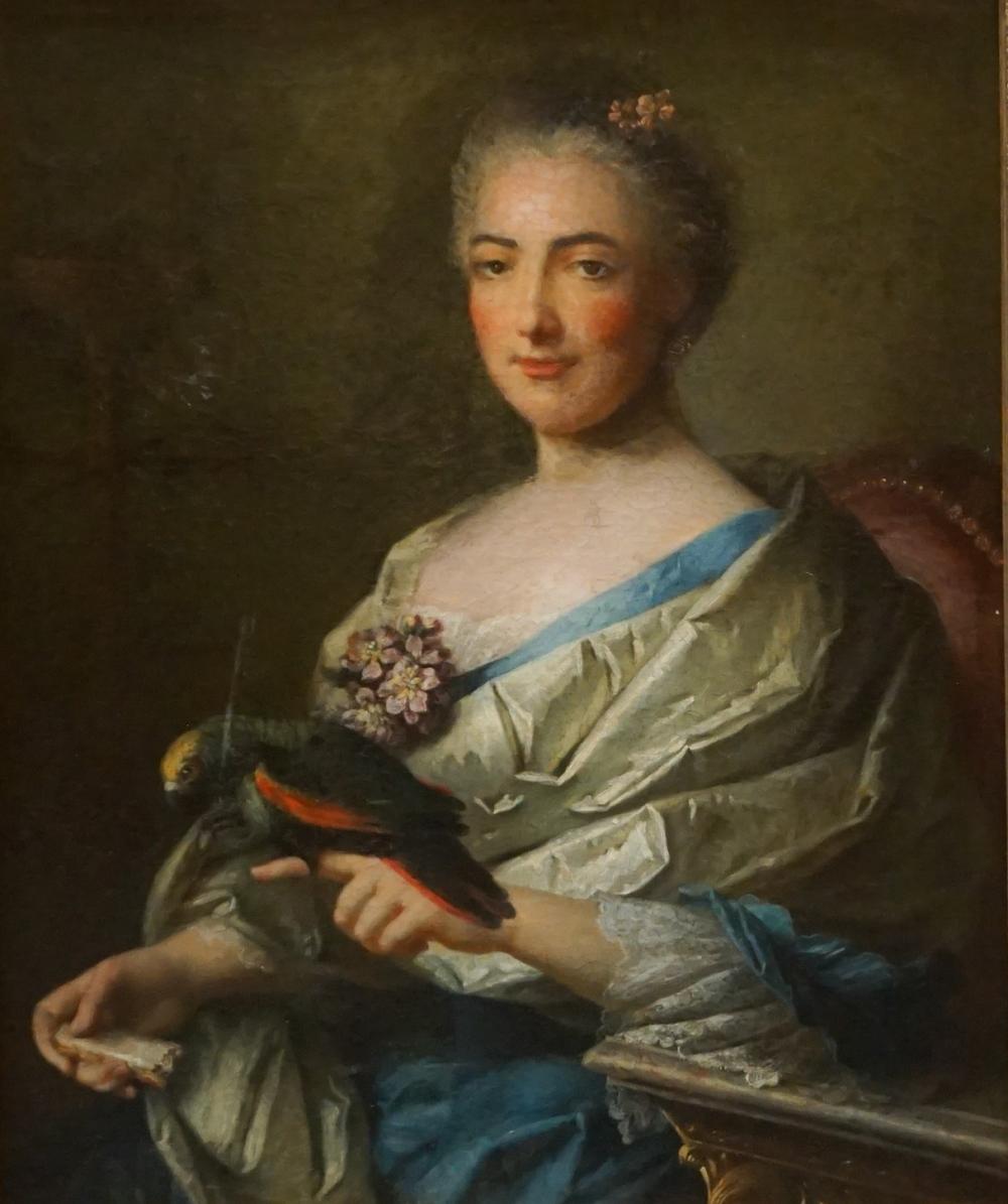 Appraisal: AFTER JEAN-MARC NATTIER FRENCH TH- TH CENTURY PORTRAIT OF A