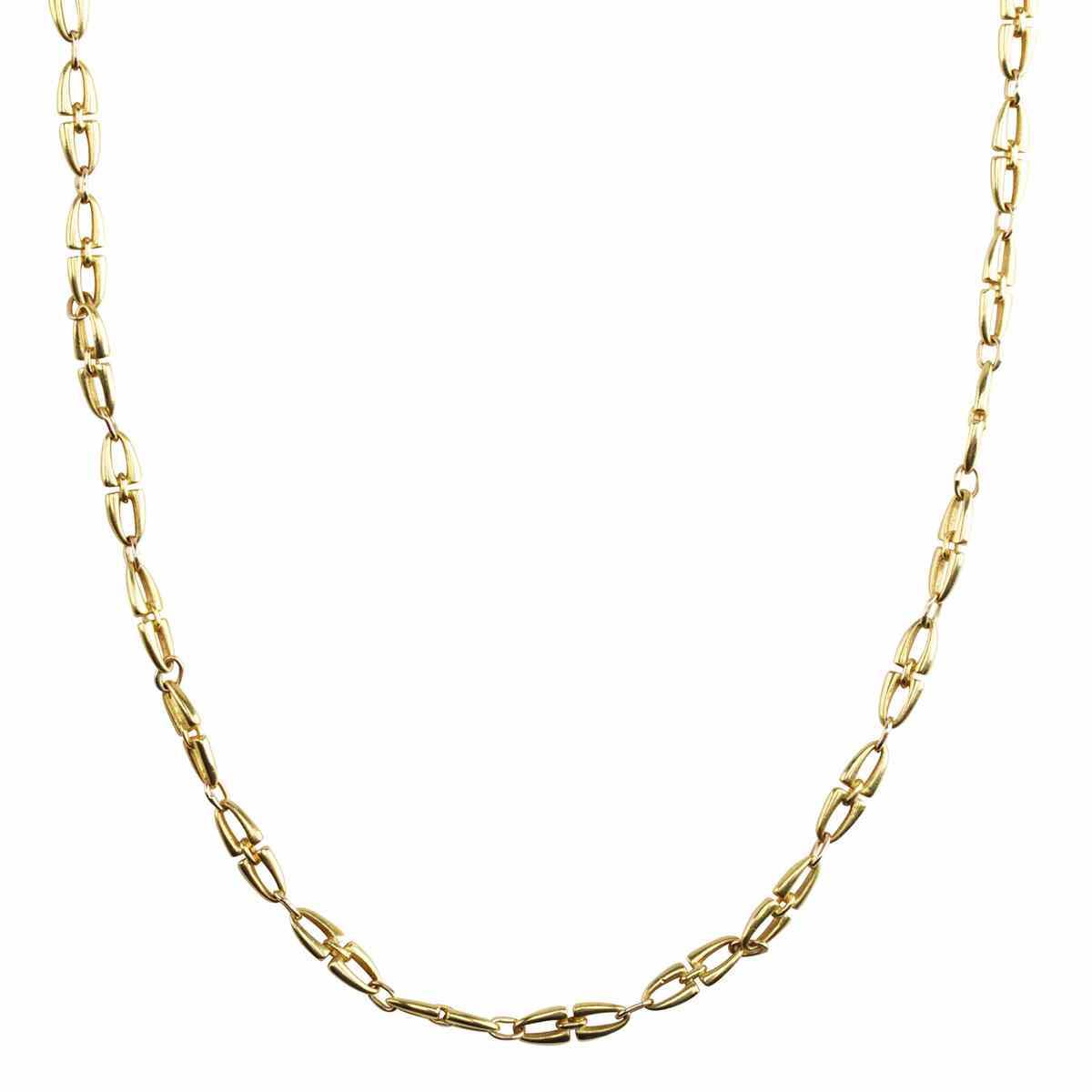 Appraisal: O P Orlandini Italian k Yellow Gold Chain Length cm