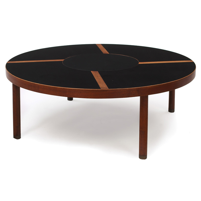 Appraisal: Harvey Probber Lazy Susan coffee table by Harvey Probber Inc