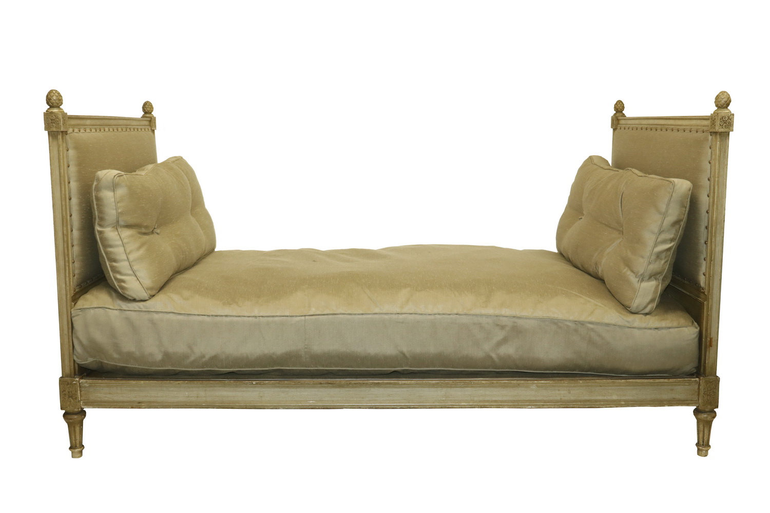 Appraisal: FRENCH STYLE DAY BED Custom French Empire Style Painted Day