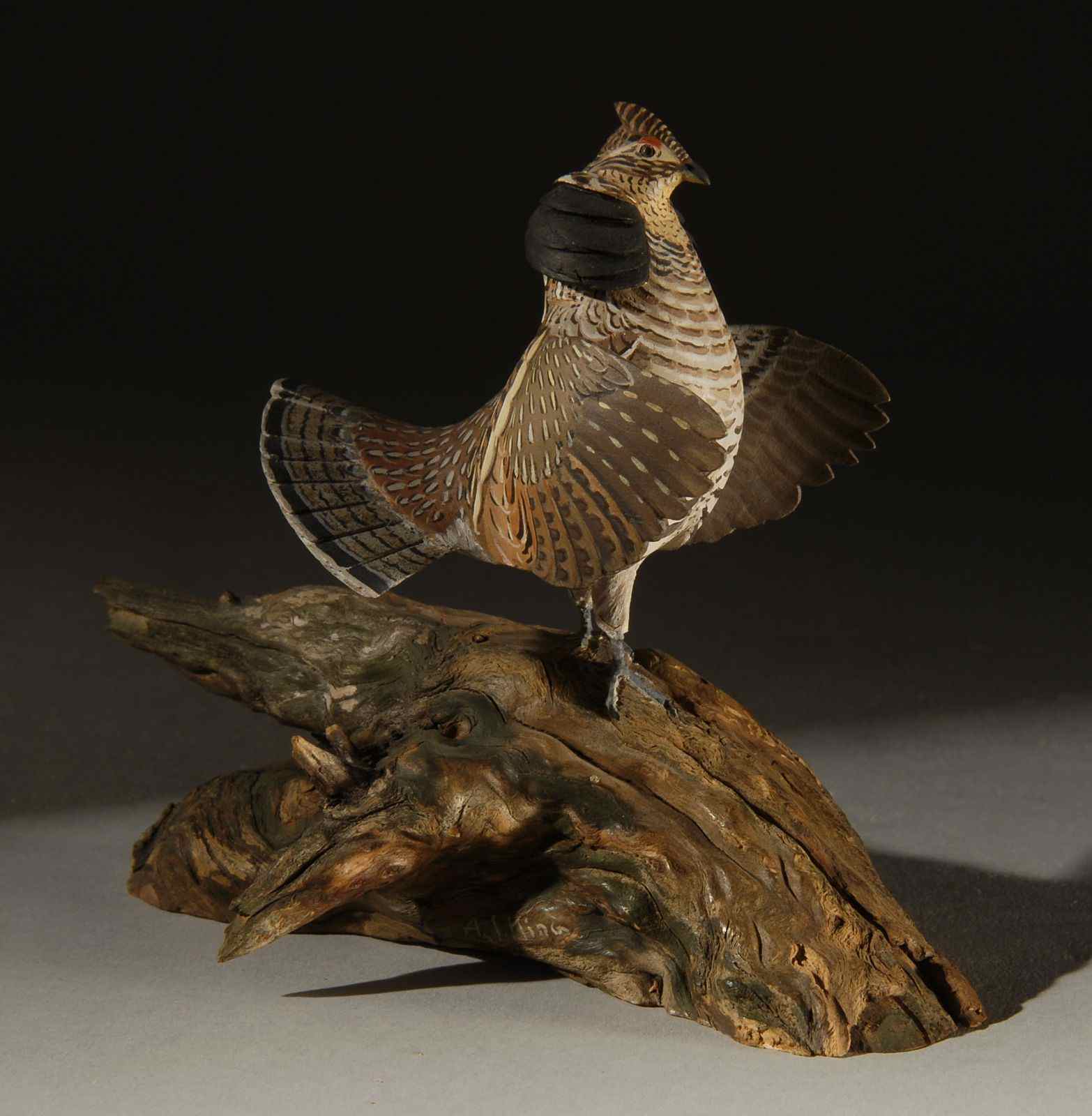 Appraisal: MINIATURE RUFFED GROUSEBy Allen J King - of North Scituate