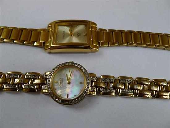 Appraisal: TWO LADIES WRISTWATCHES INCLUDING CITIZEN AND SONATA PART NUMBERS -