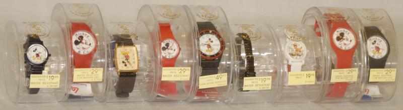 Appraisal: Lot of Disney Character Watches in Boxes Condition Excellent Size