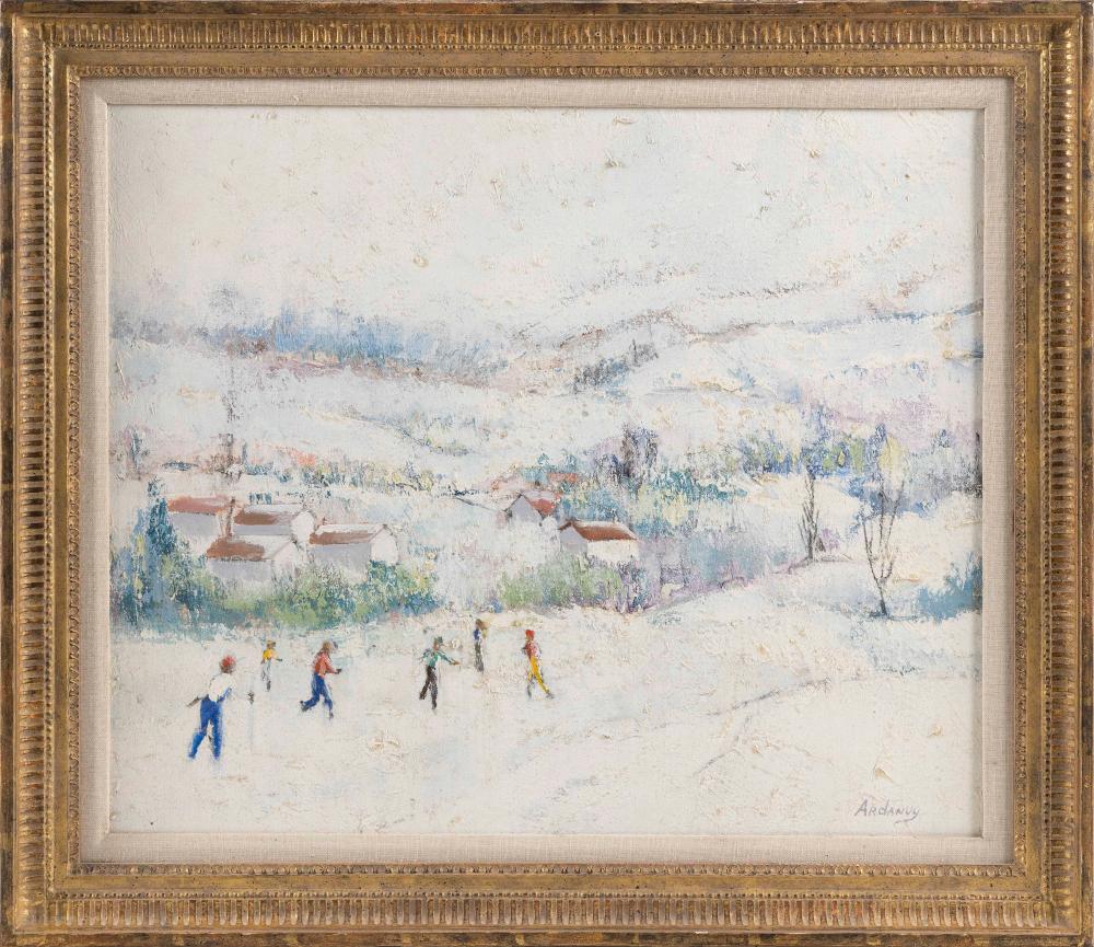 Appraisal: ATTRIBUTED TO JOSE ARDANUY FERNANDEZ SOUTH AMERICA B SNOW FUN