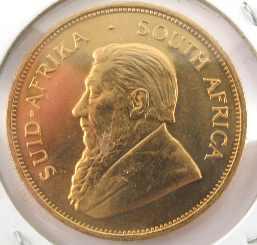 Appraisal: SOUTH AFRICAN GOLD KRUGERRAND oz gross weight K fine gold