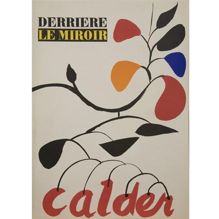 Appraisal: CALDER ALEXANDER Group of eleven copies of Derriere le miroir