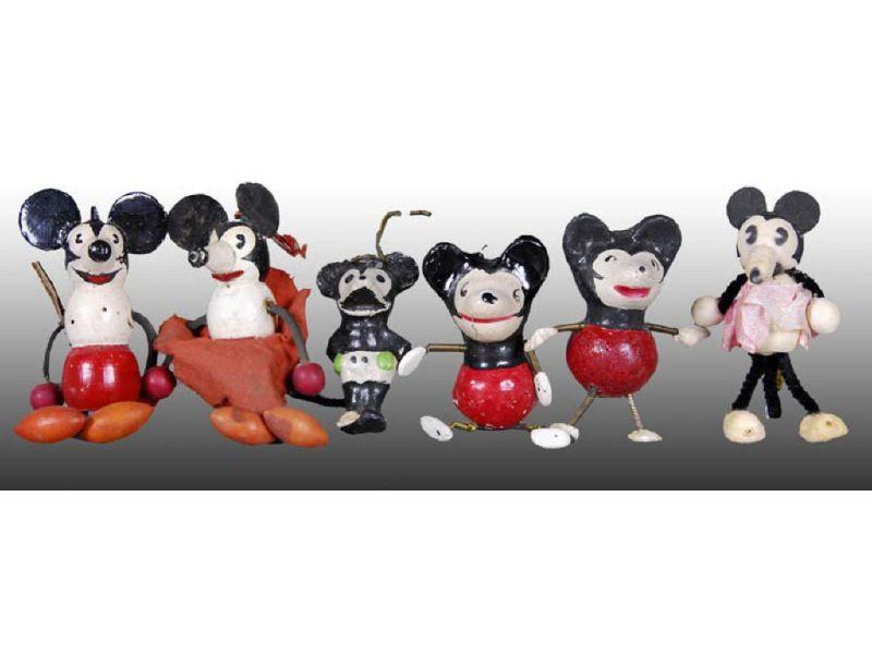 Appraisal: Lot of Walt Disney Mickey Minnie Mouse Figure Description Range