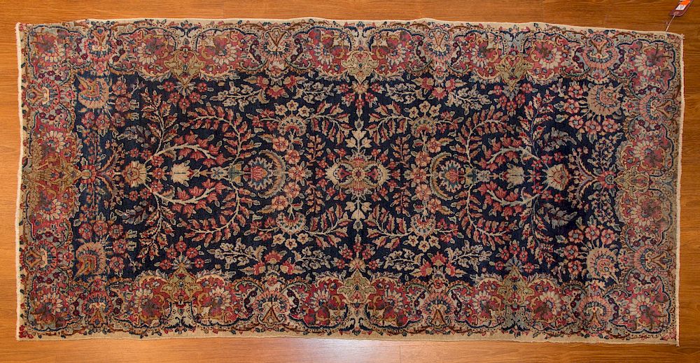 Appraisal: Antique Kerman rug approx x Persia circa Condition Some wear