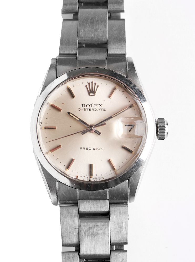 Appraisal: Rolex Oysterdate Precision Stainless Steel Watch Rolex Oysterdate Precision stainless