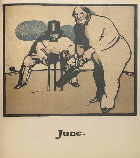 Appraisal: Nicholson William An Almanac of Twelve Sports Words by Rudyard