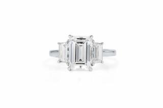 Appraisal: A Platinum and Diamond Ring A Platinum and Diamond Ring