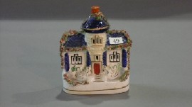 Appraisal: A Staffordshire model of a cottage restaured cmh