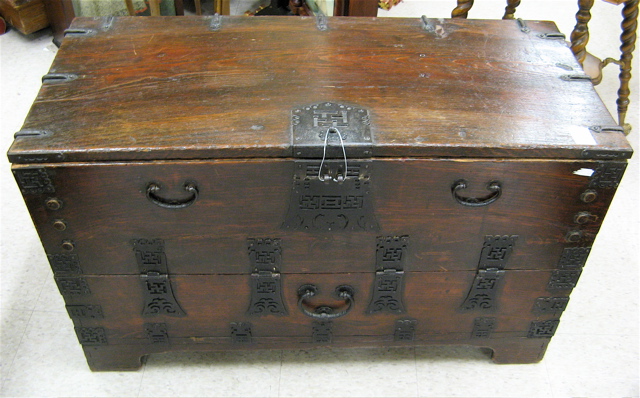 Appraisal: KOREAN BANDAJI blanket chest post Joseon Choson or Yi dynasty