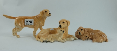 Appraisal: Royal Doulton Labrador and Pup DA Spaniel and Pup DA