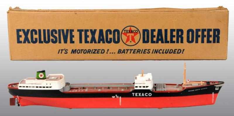 Appraisal: Plastic Texaco Tanker Battery-Operated Toy Description Appears to be mostly