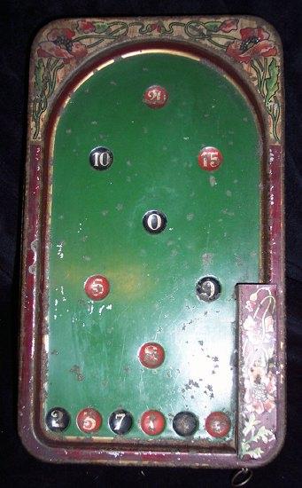 Appraisal: W R Jacobs and Co Bagatelle cm wide manufacturer Henry