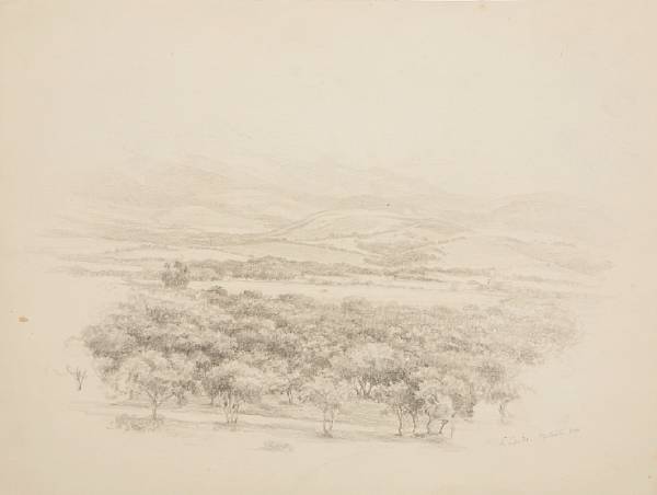 Appraisal: Leonard Lester American - Untitled Montecito Untitled Border of Oakwood