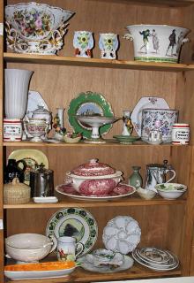 Appraisal: lot of Continental porcelain group including a Missouri Pacific Lines