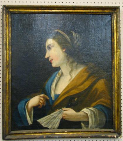 Appraisal: Early th Century portrait Italian school depicting a portrait of