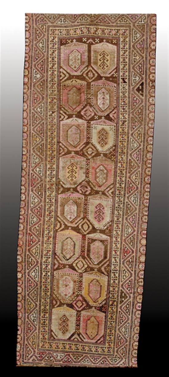 Appraisal: Antique Kazak carpet circa ' x '