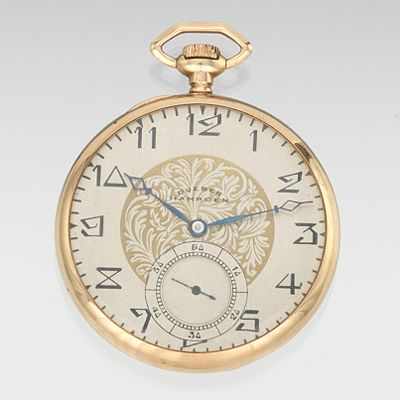 Appraisal: A Dueber-Hampden k Open Face Pocket Watch ca - k