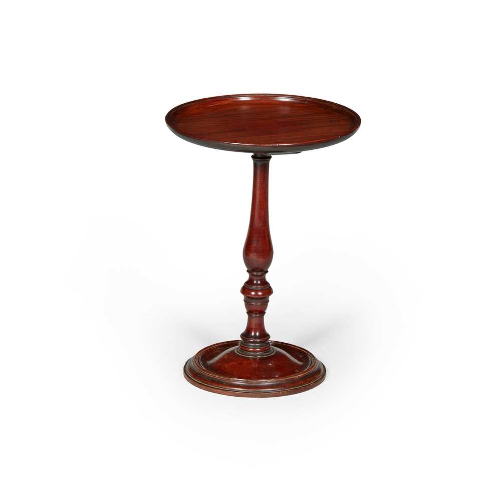 Appraisal: LATE GEORGIAN MAHOGANY WINE TABLE TH CENTURY LATER ADAPTED the