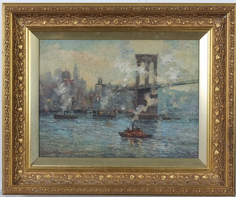 Appraisal: Colin Campbell Cooper - American Painting Signed oil on board