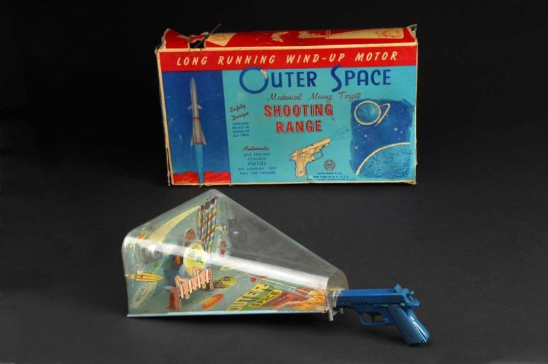 Appraisal: Outer Space Shooting Range Toy Description American Made by Marx