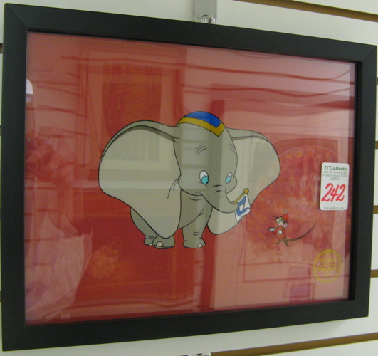 Appraisal: WALT DISNEY COMPANY LIMITED EDITION SERIGRAPH CEL Dumbo in by