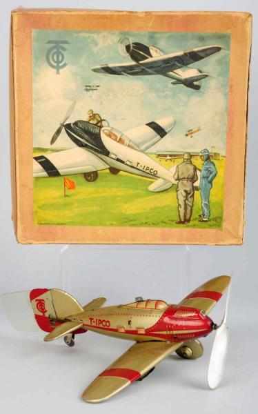 Appraisal: Tin Litho Tippco Transport Plane Wind-Up Toy German Circa s