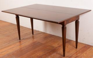 Appraisal: Beacon Hill Banded Folding Top Library Table Beacon Hill Old