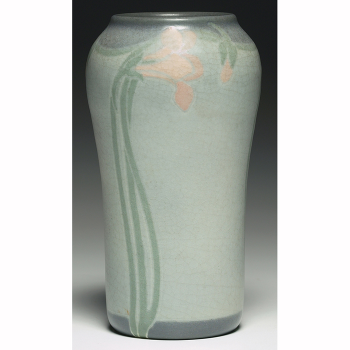 Appraisal: Rookwood vase shouldered shape in a Vellum glaze with a