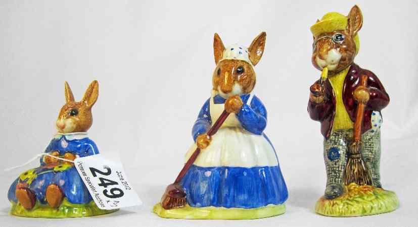 Appraisal: Royal Doulton Bunnykins Figures Mr Bunnykins Autumn Days DB Daisie