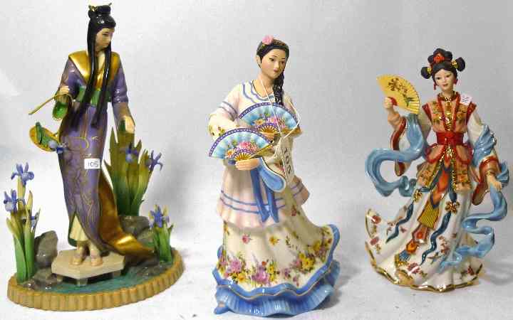 Appraisal: Figures from the Danbury Mint Collection Coral Princess and Springtime