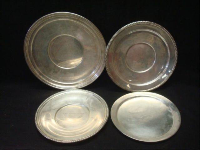 Appraisal: Sterling Plates of Assorted Sizes From a New Rochelle estate