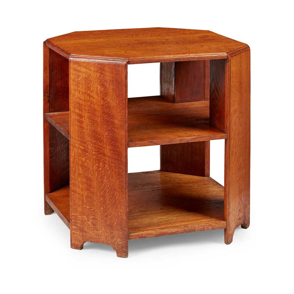 Appraisal: HEAL SON LONDON BOOKCASE TABLE CIRCA oak cm across cm