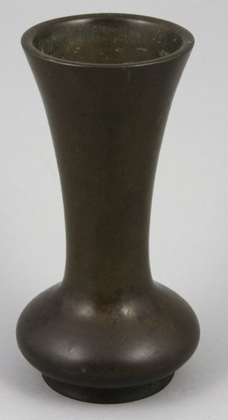 Appraisal: th Century Chinese bronze vase h x d Good condition