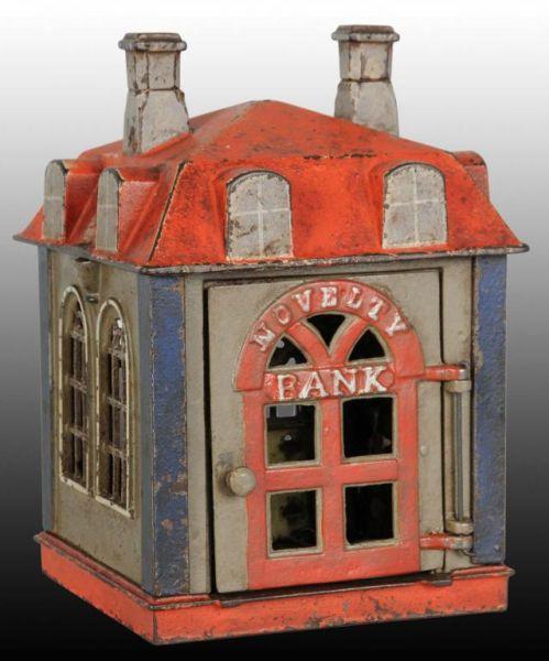 Appraisal: Cast Iron Novelty Mechanical Bank Description Manufactured by J E