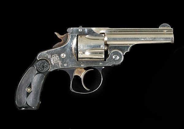 Appraisal: A Smith amp Wesson Fourth Model double action revolver Serial