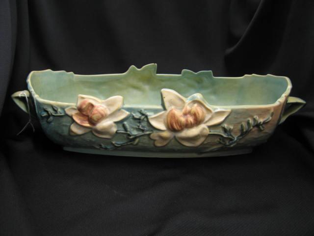 Appraisal: Roseville Art Pottery Console Bowl Magnolia blue -