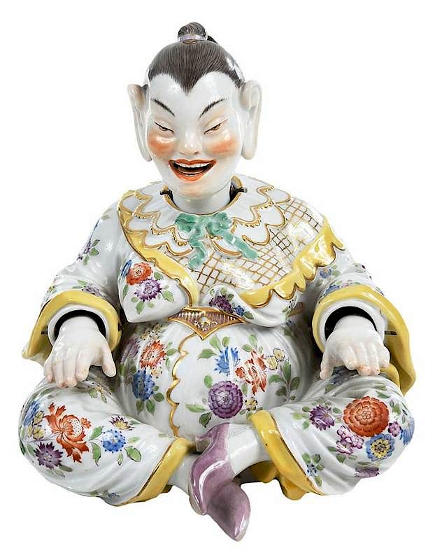 Appraisal: Meissen Nodding Pagoda Figure German late th early th century